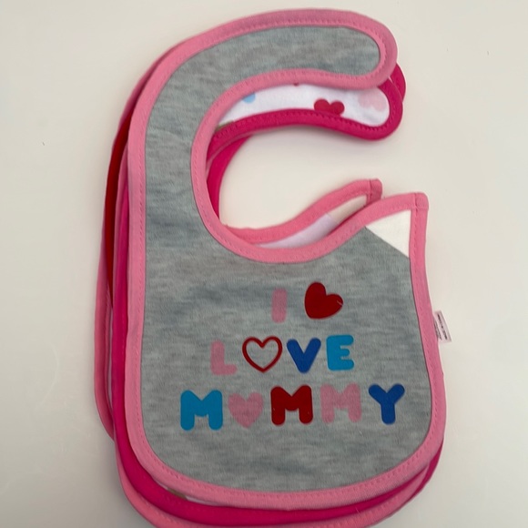 8 Pack of Cotton Appliqué Bibs - Picture 2 of 9